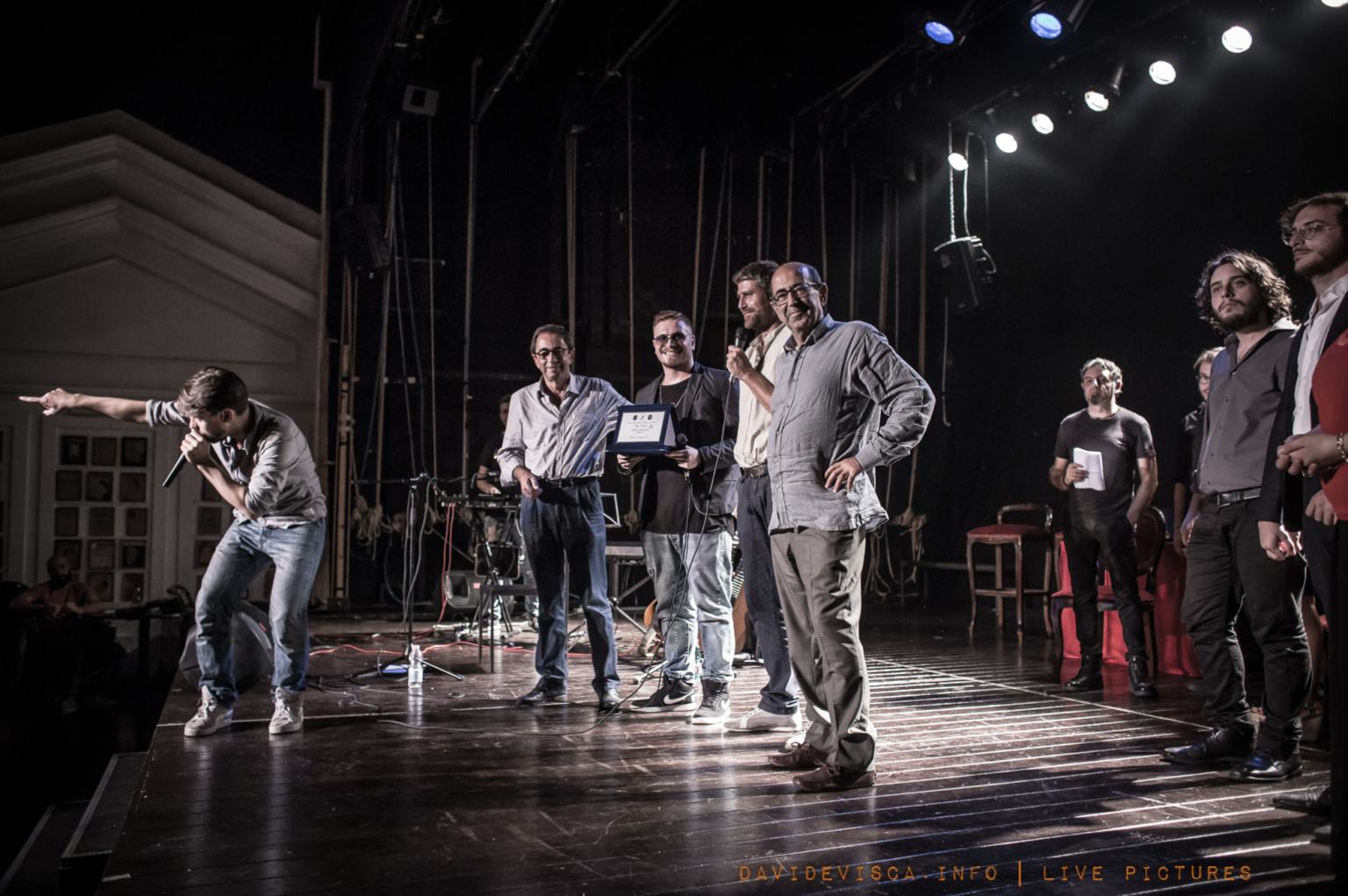 Premiazione al teatro Bellini Di Napoli